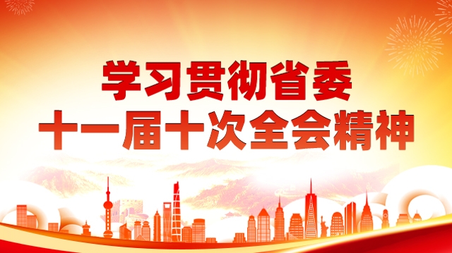學(xué)習(xí)貫徹省委十一屆十次全會精神
