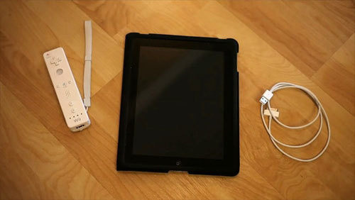 雷人的DIY 國外強人在iPad上玩Wii(圖)
